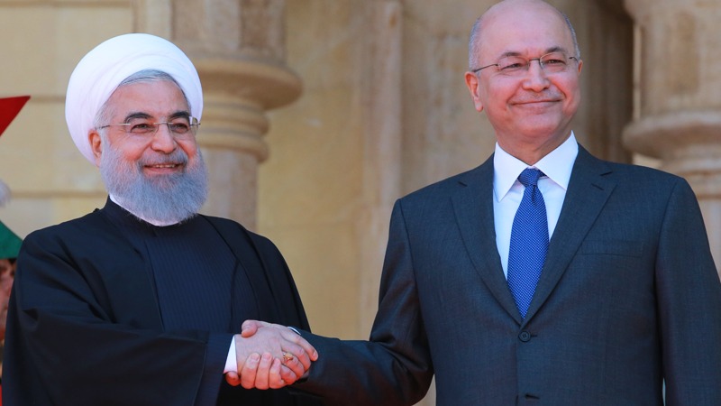 President Rouhani Visits Iraq in broad daylight