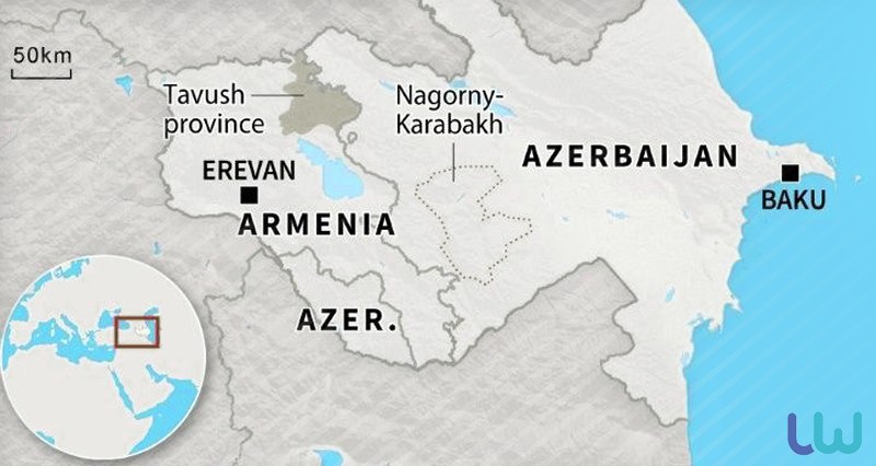 What's going on between Azerbaijan and Armenia in Tovuz region?