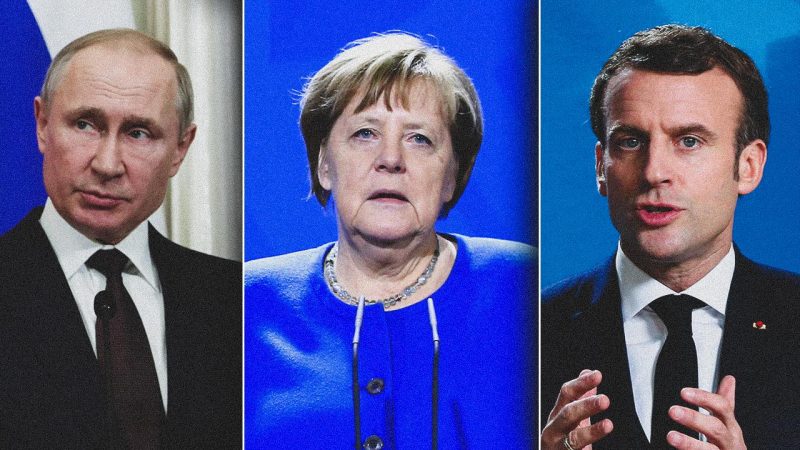 Video conference of Putin, Merkel and Macron: Europe searches for solutions while the US sabre rattles