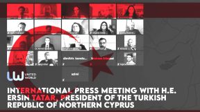 UWI organizes international press meeting with Ersin Tatar, President of the Turkish Republic of Northern Cyprus