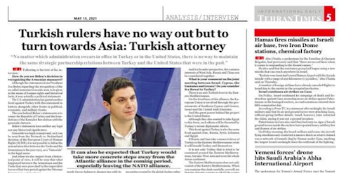 UWI expert to Tehran Times: “Turkish rulers have no way out but to turn towards Asia”