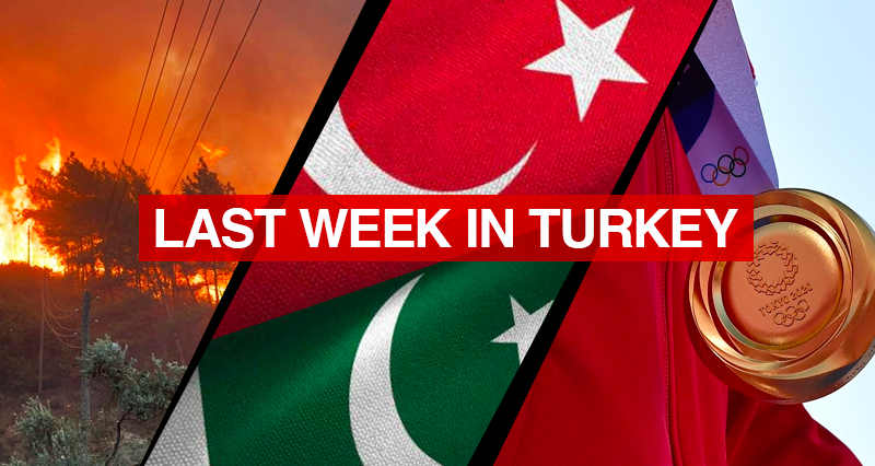 Defense Minister’s visit to Pakistani Army Chief; New medal record for Turkish athletes in 2020 Tokyo Olympics; The struggle to control the remaining wildfires across the country